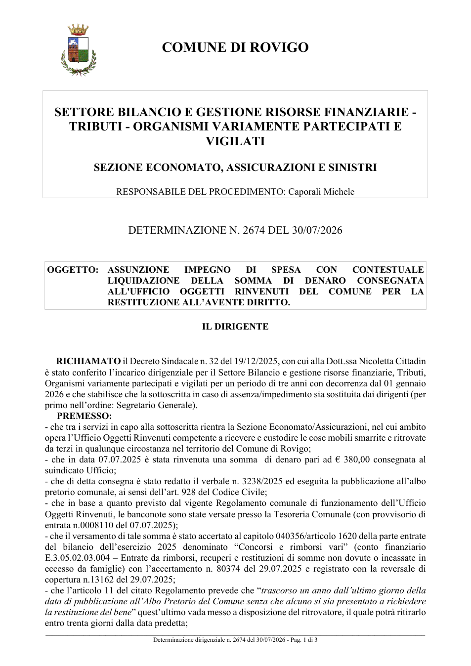 Pagina 1 del documento