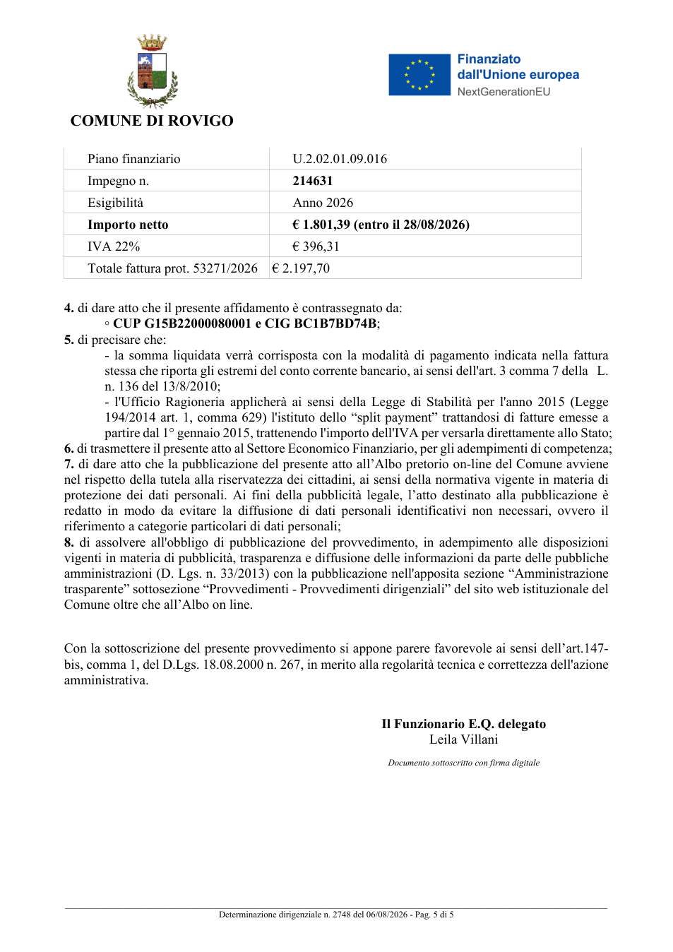 Pagina 5 del documento