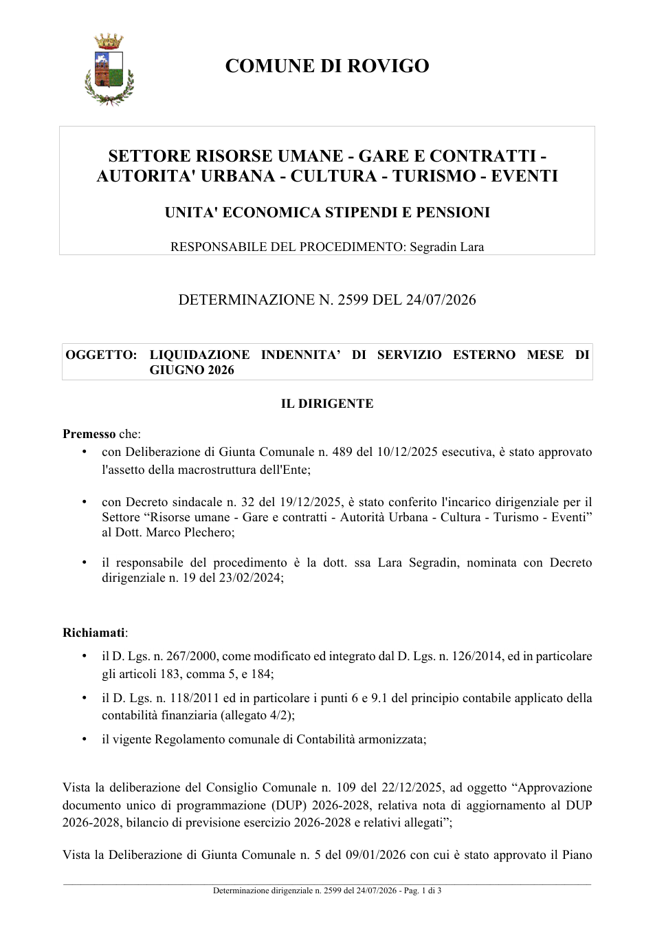 Pagina 1 del documento
