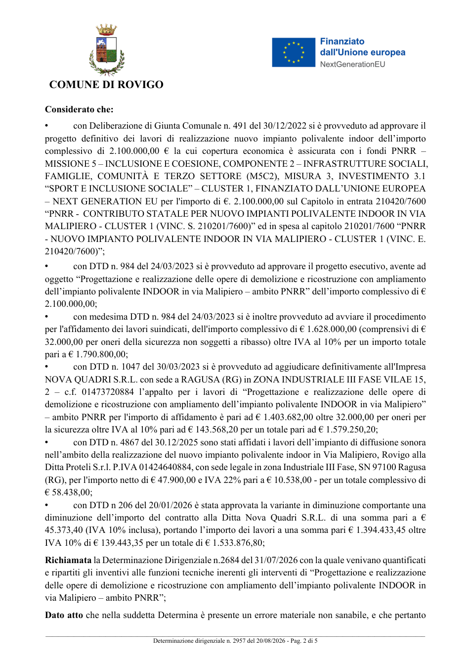 Pagina 2 del documento