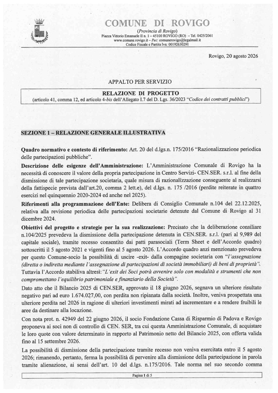 Pagina 1 del documento