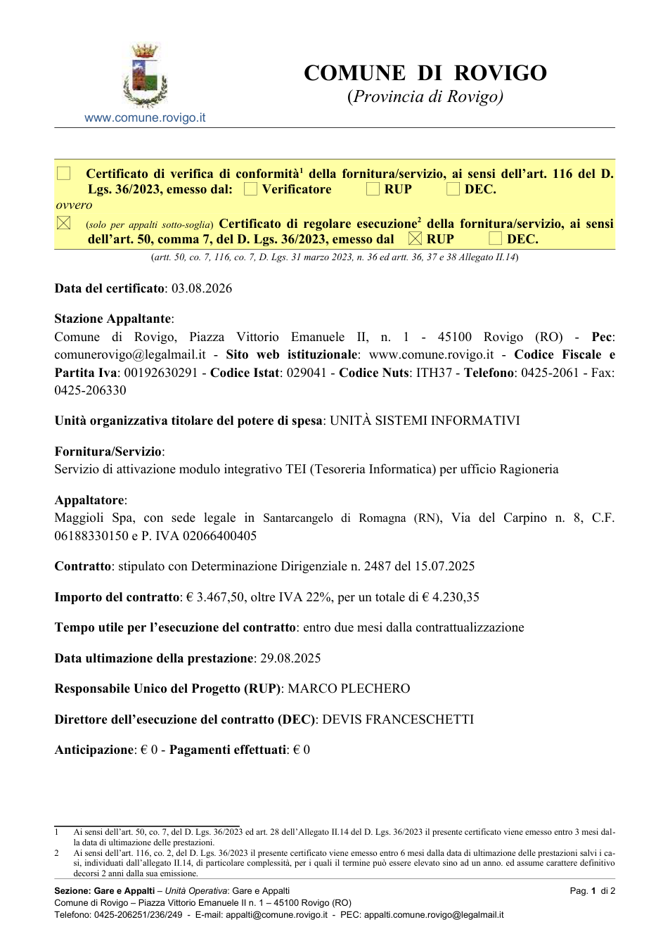 Pagina 1 del documento