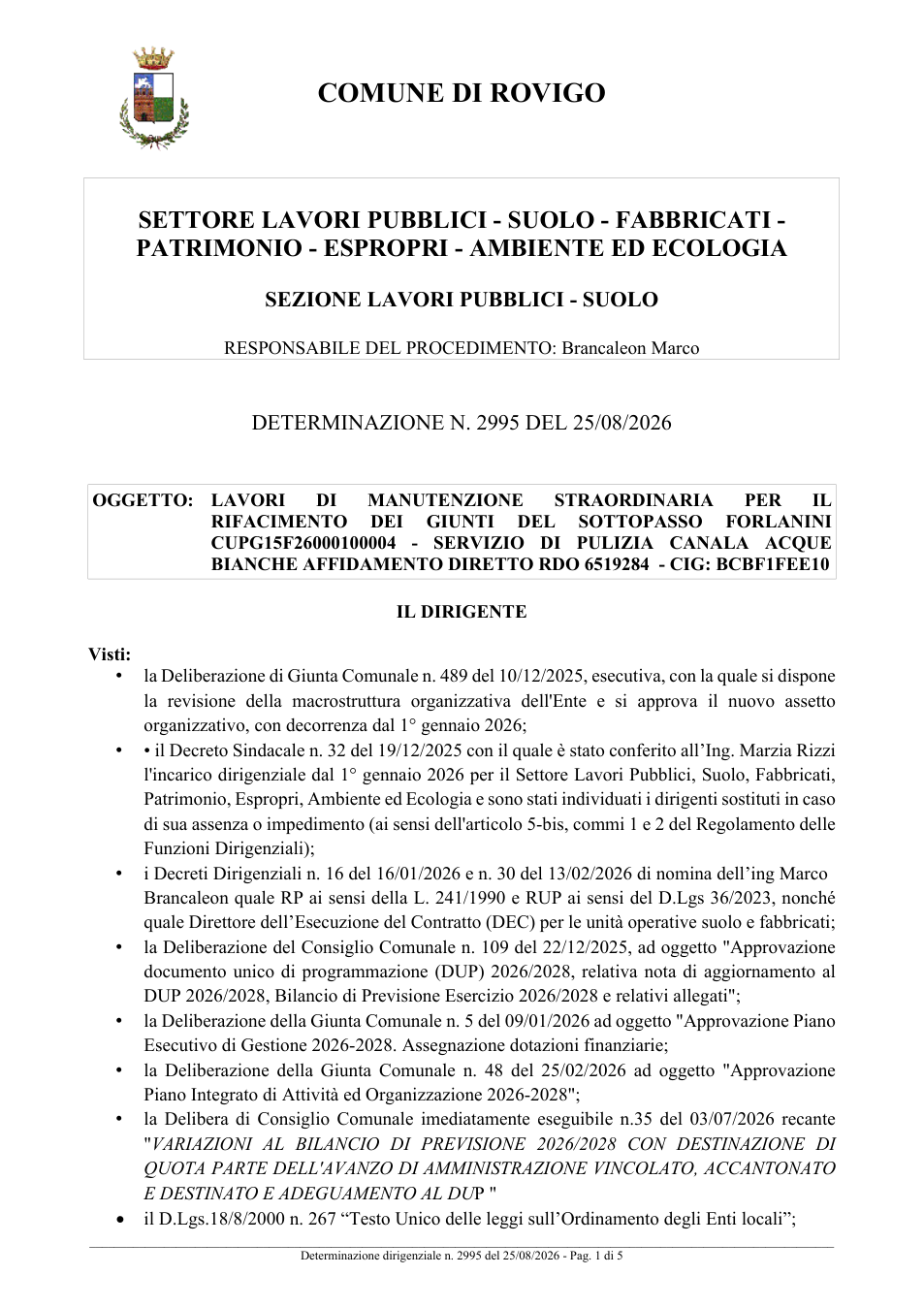 Pagina 1 del documento