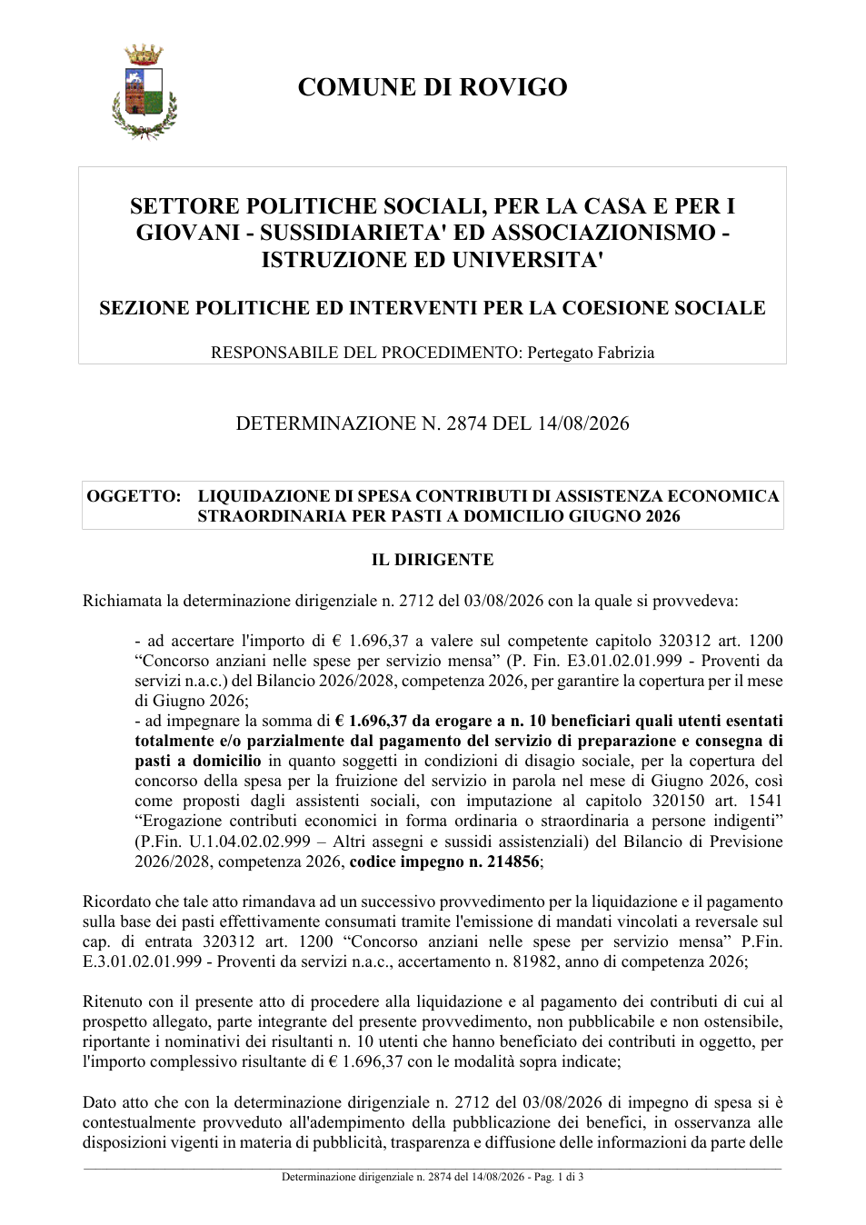 Pagina 1 del documento