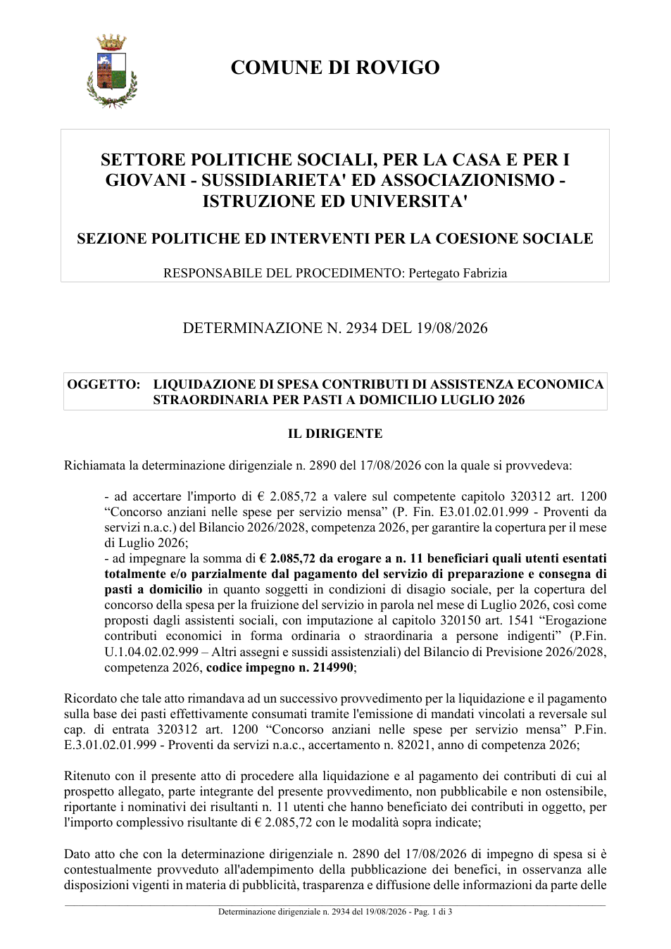 Pagina 1 del documento