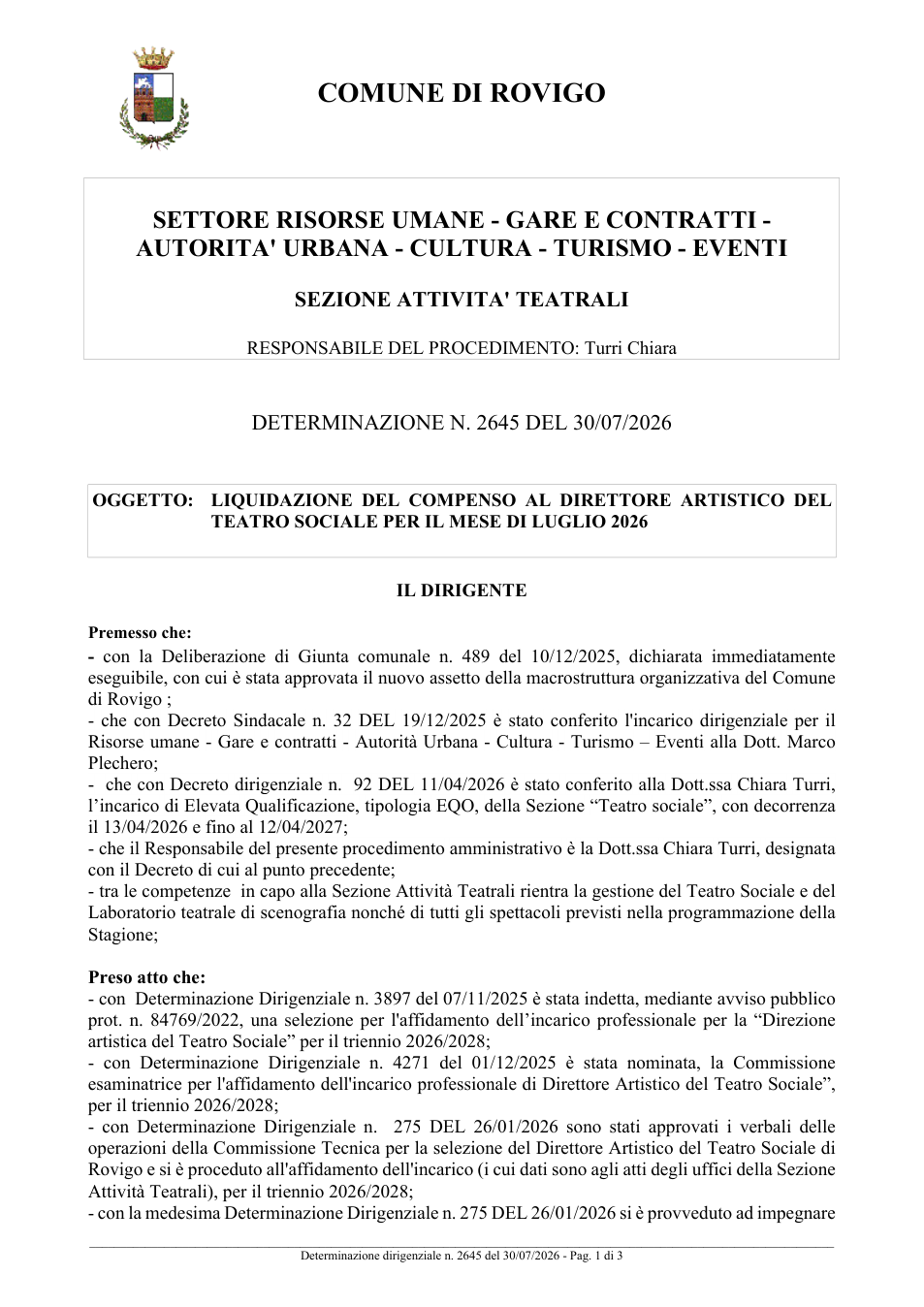 Pagina 1 del documento