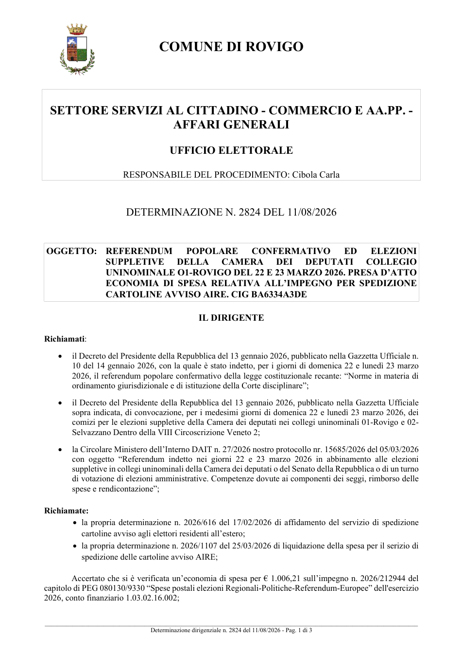 Pagina 1 del documento