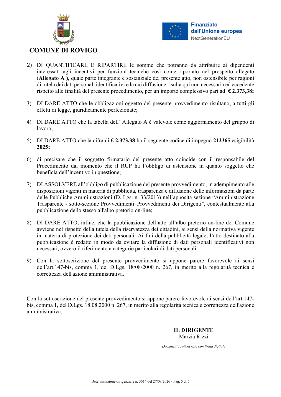 Pagina 5 del documento