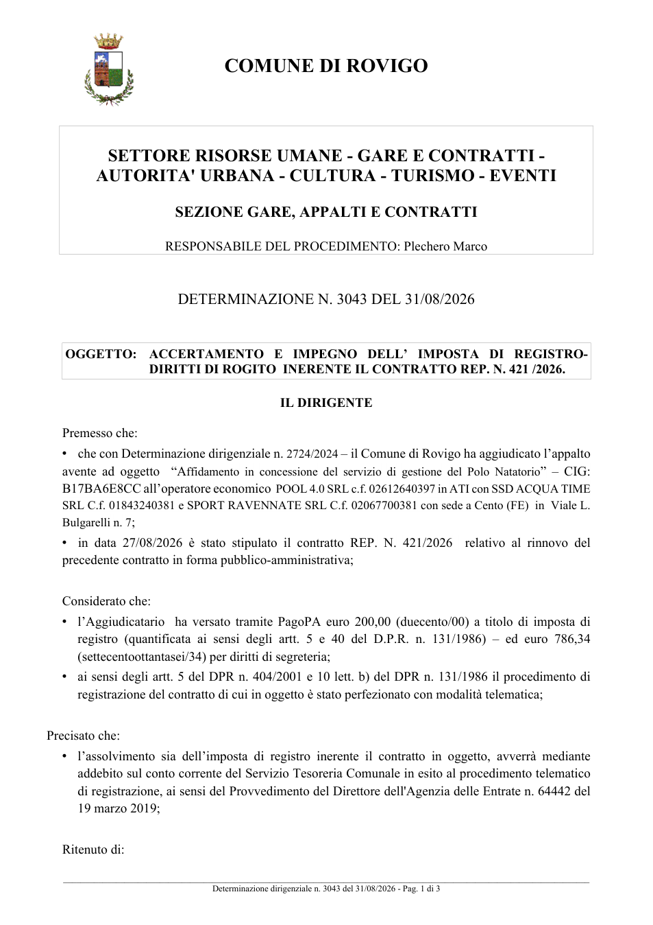 Pagina 1 del documento