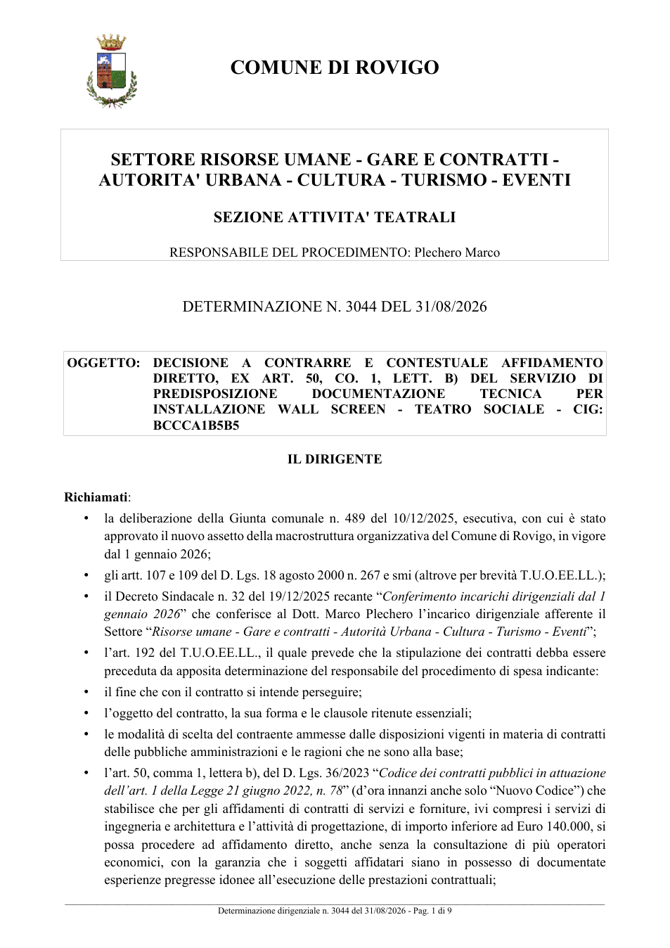 Pagina 1 del documento