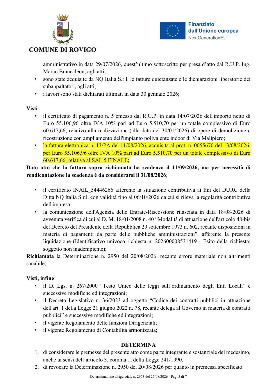 Pagina 5 del documento