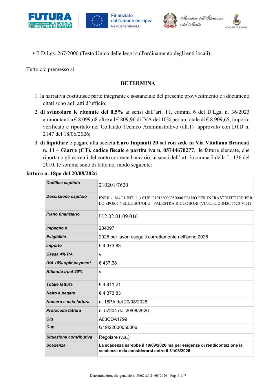 Pagina 5 del documento