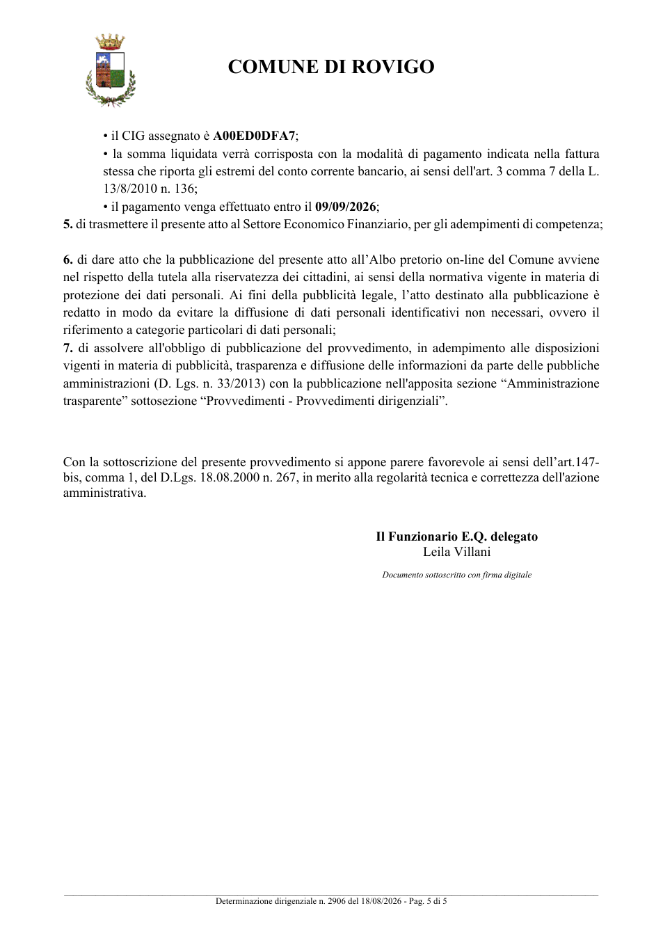 Pagina 5 del documento