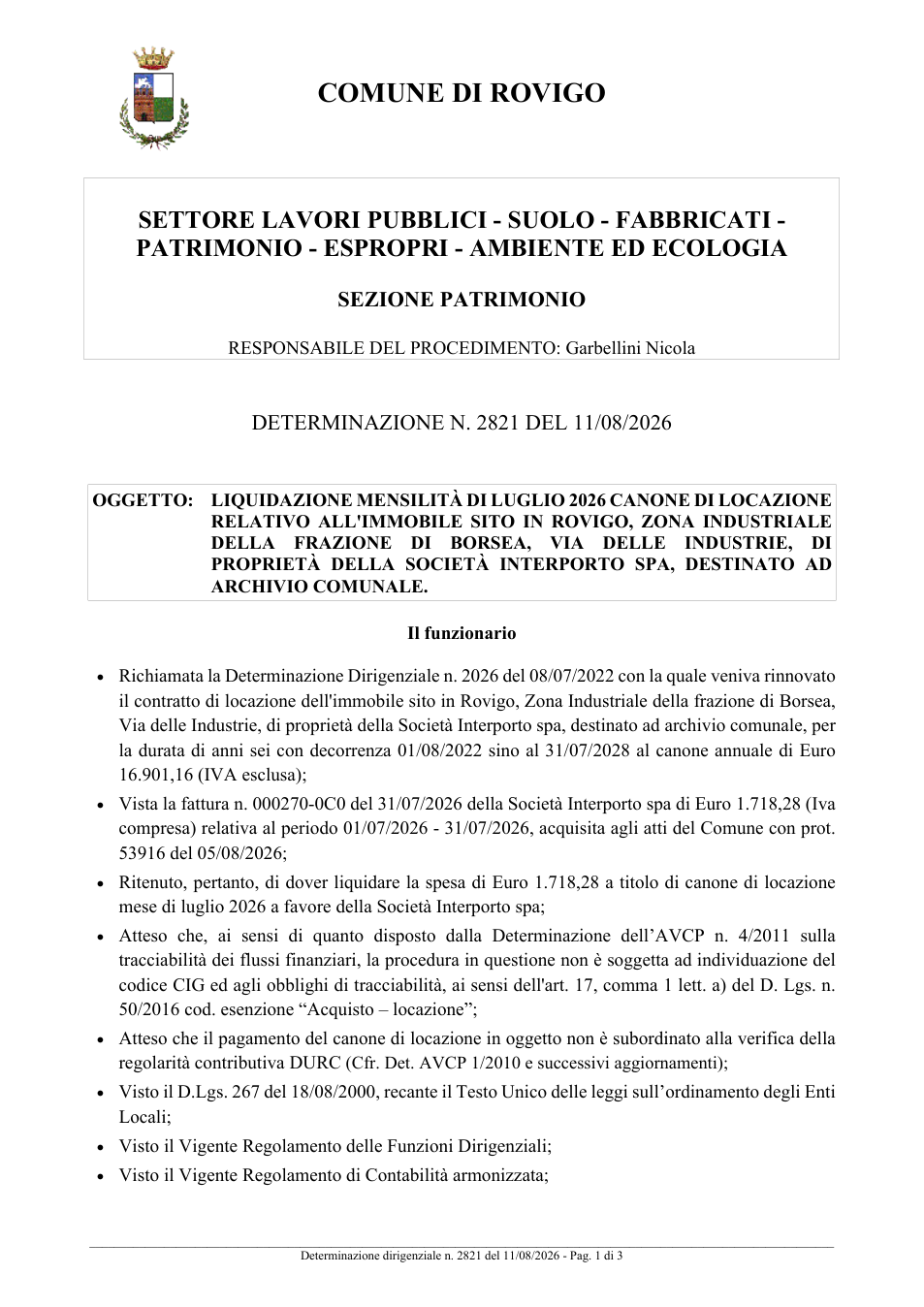 Pagina 1 del documento