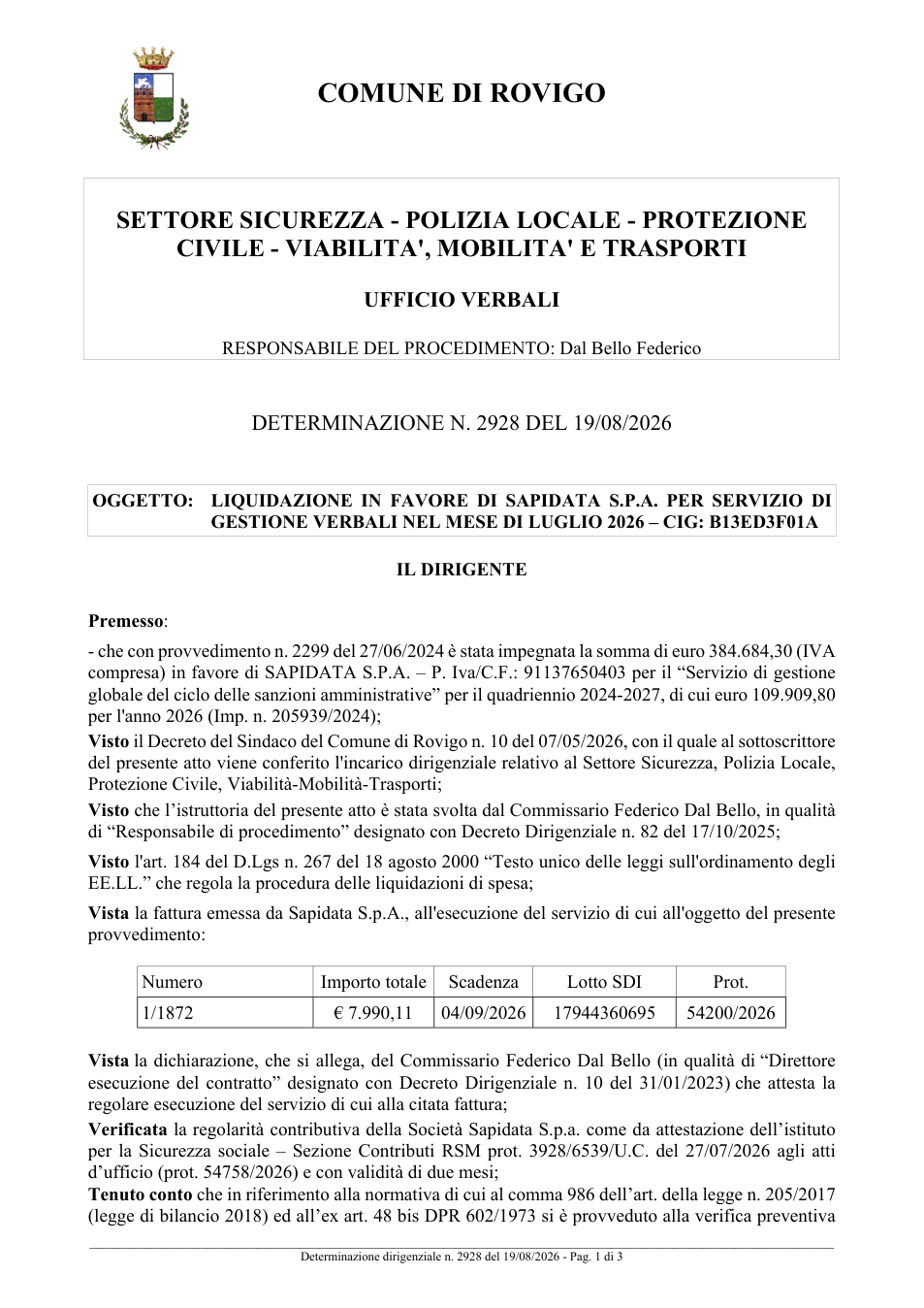 Pagina 1 del documento