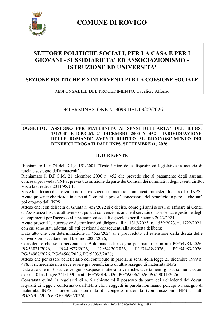 Pagina 1 del documento