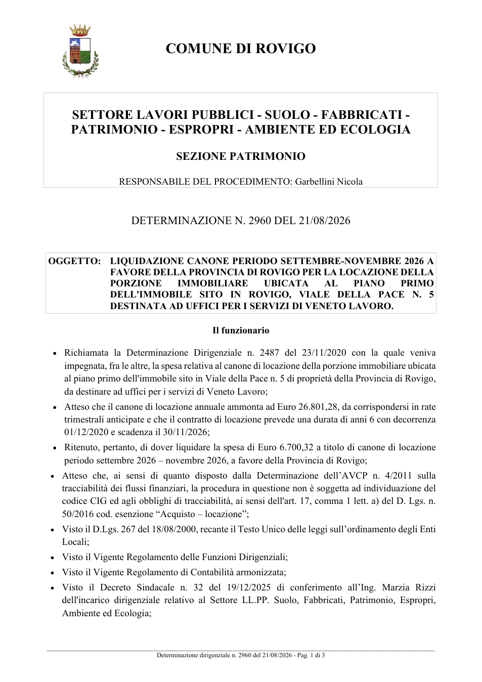 Pagina 1 del documento