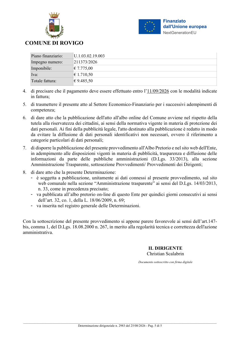 Pagina 5 del documento
