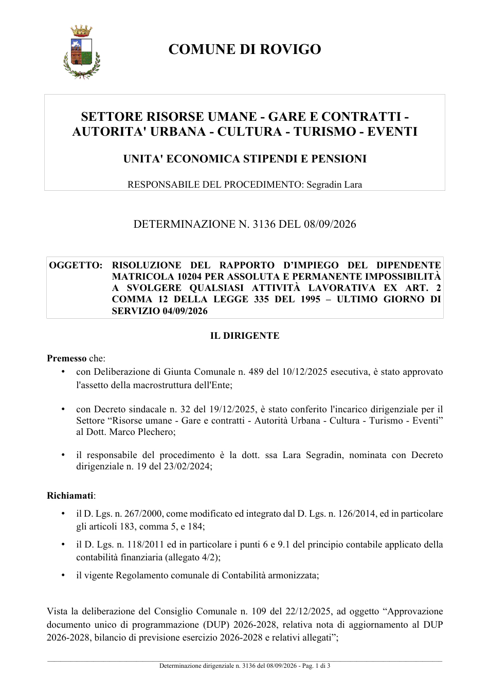 Pagina 1 del documento