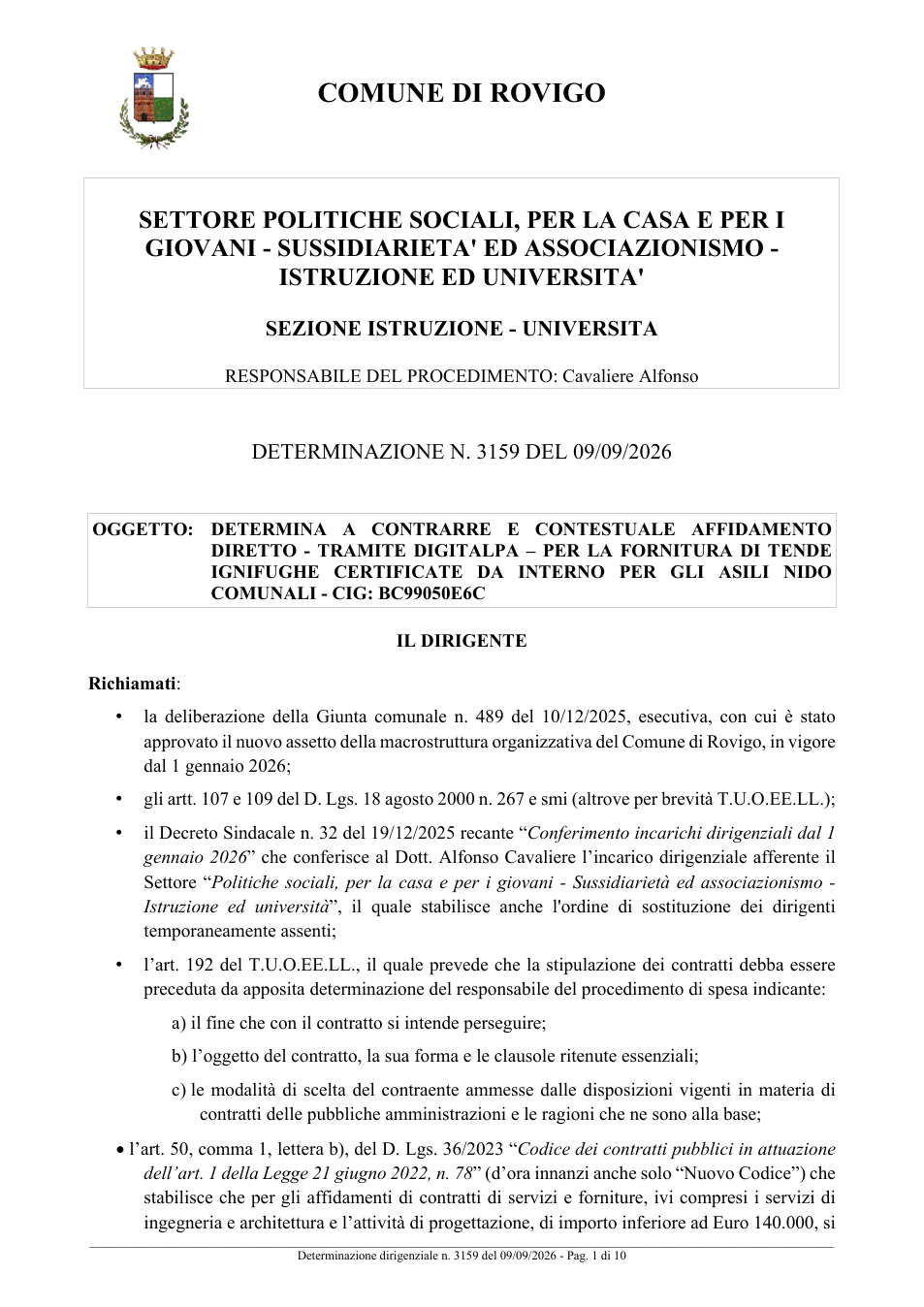 Pagina 1 del documento