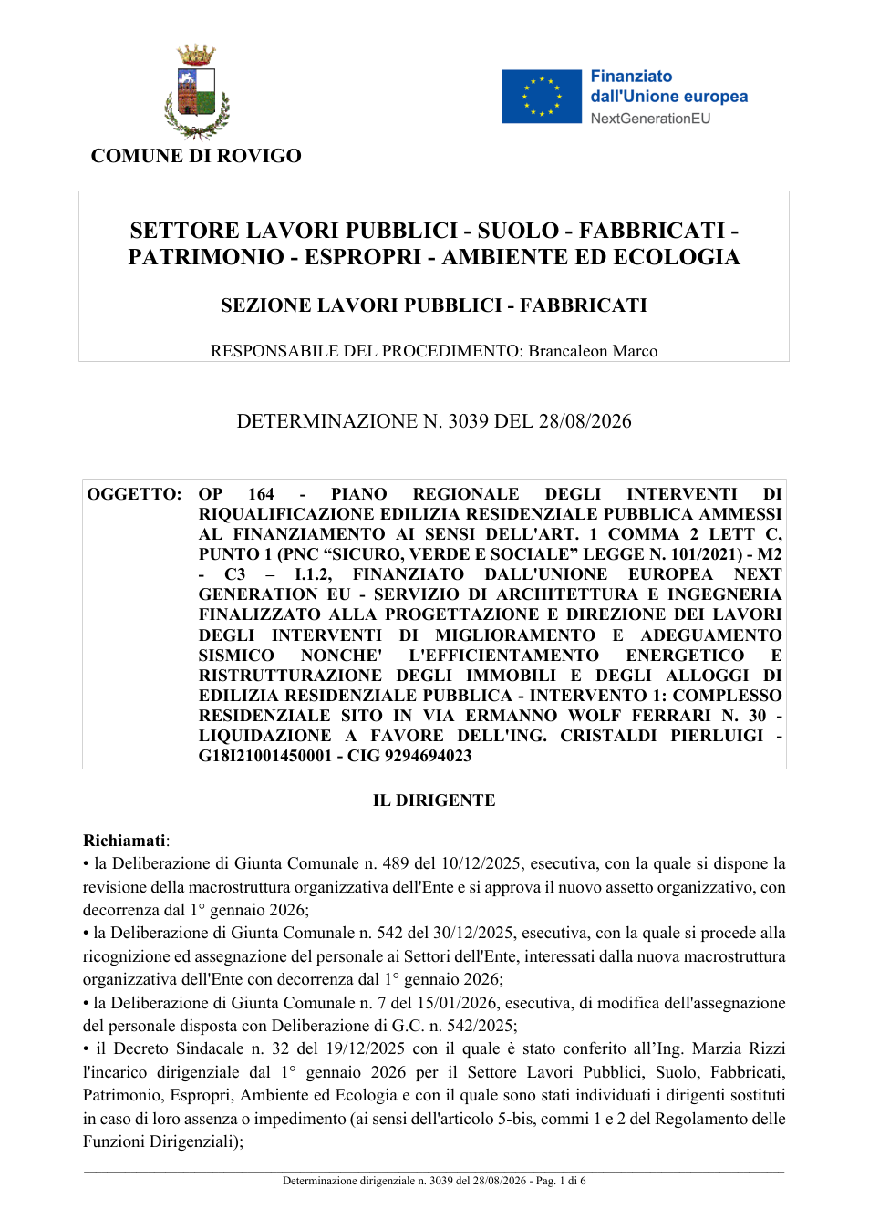 Pagina 1 del documento