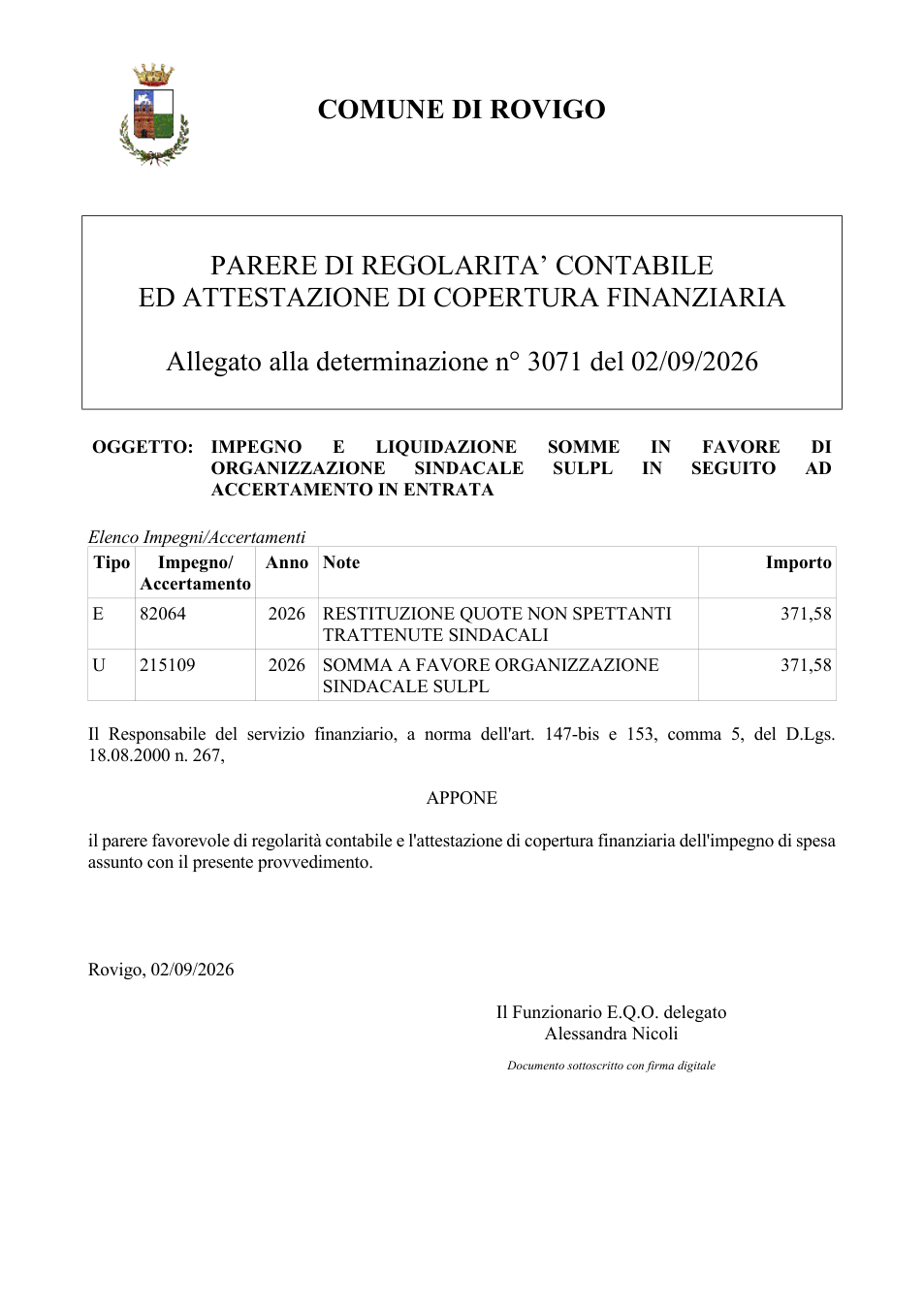 Pagina 1 del documento