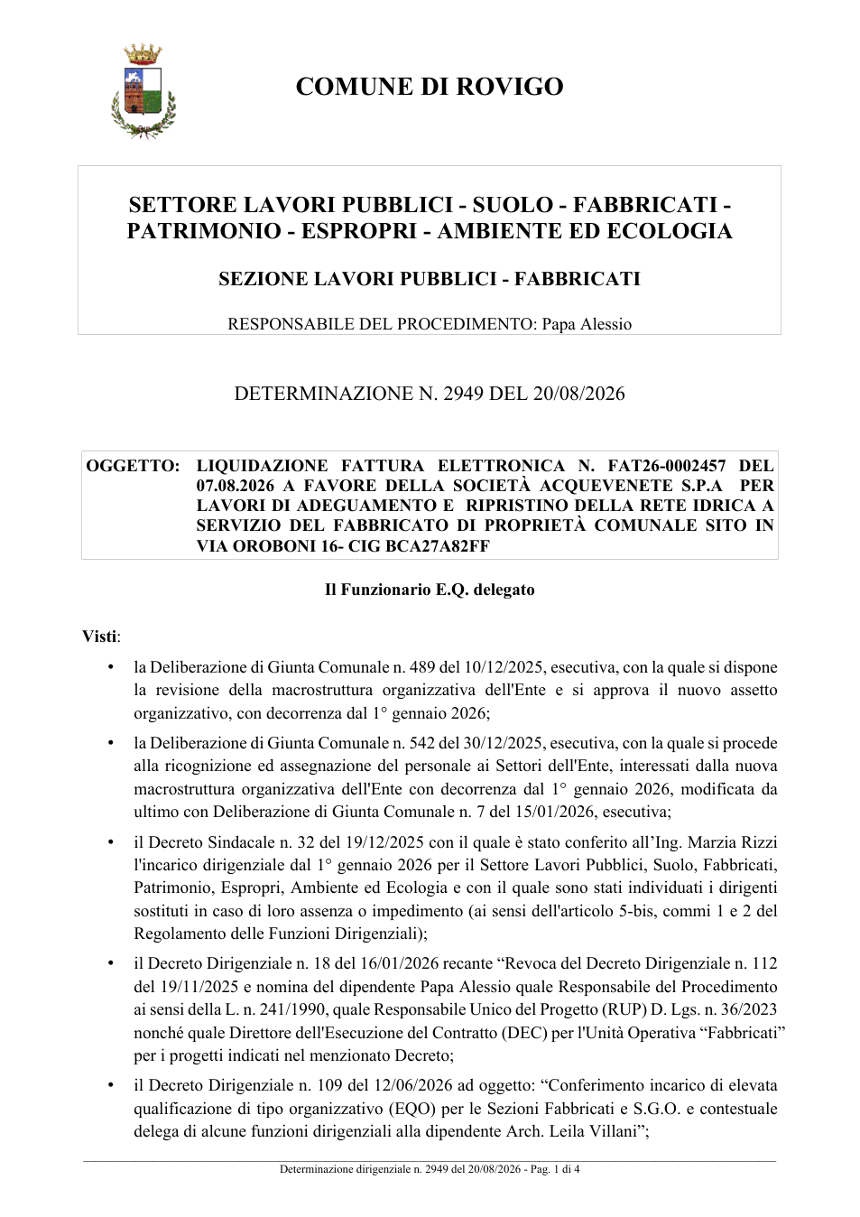 Pagina 1 del documento