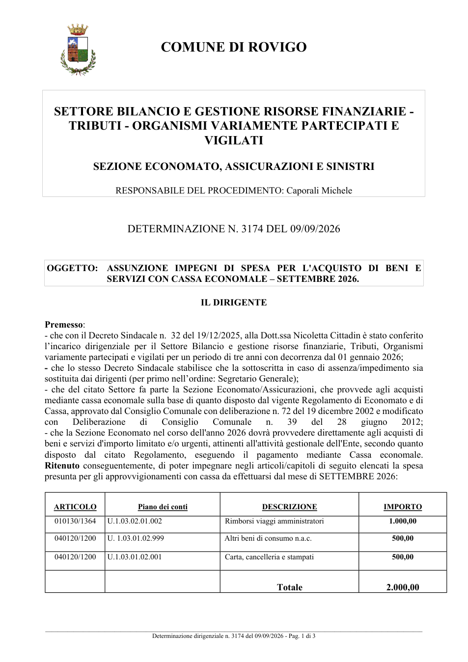 Pagina 1 del documento
