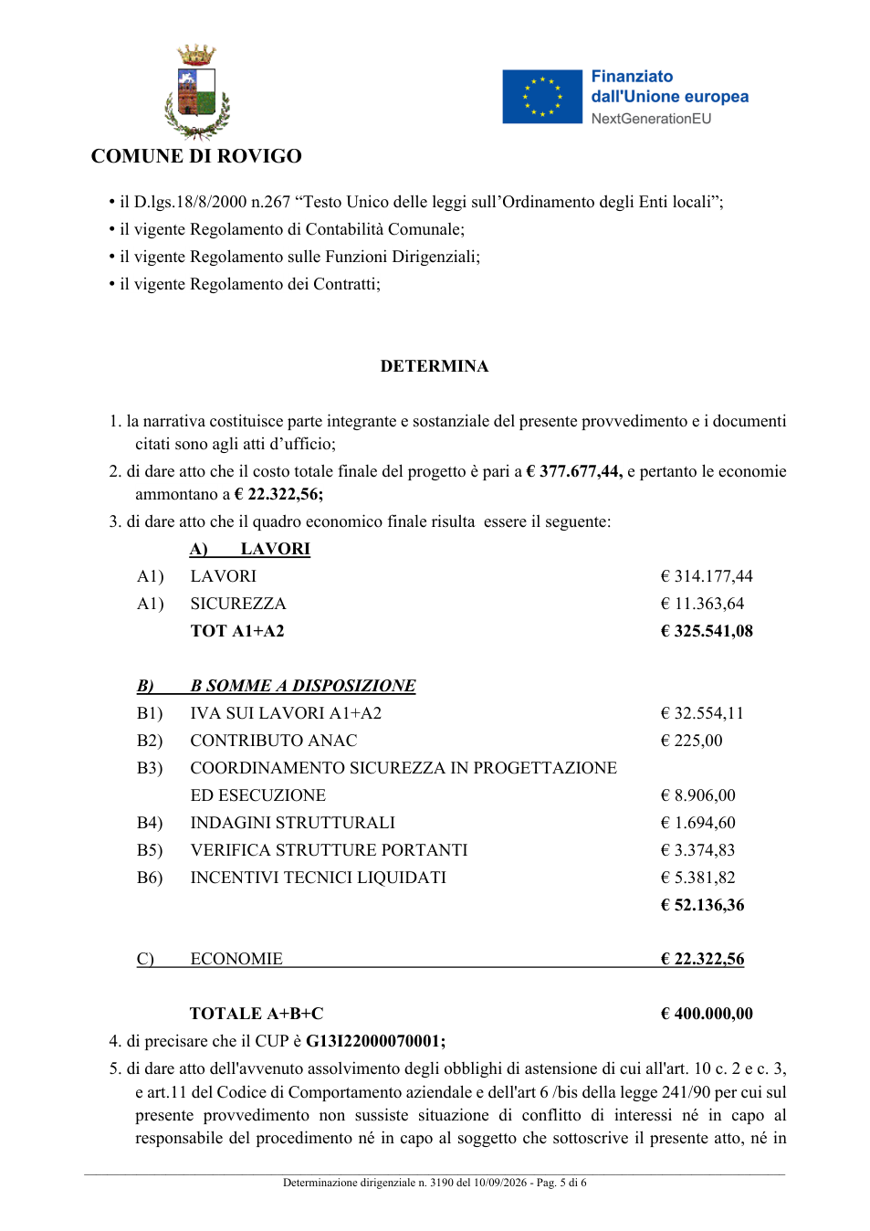 Pagina 5 del documento