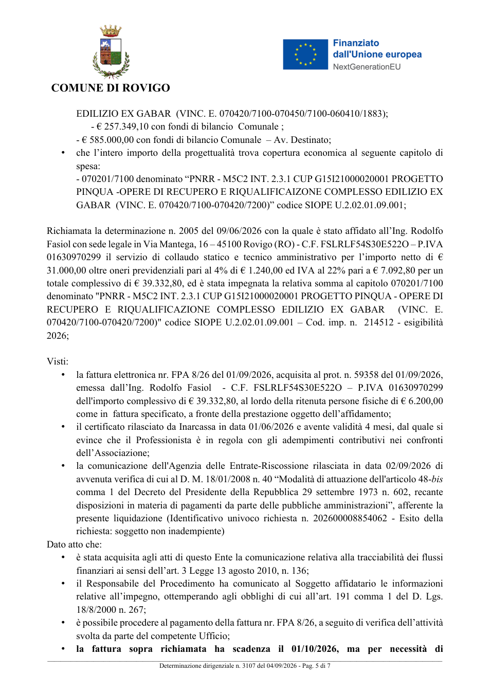 Pagina 5 del documento