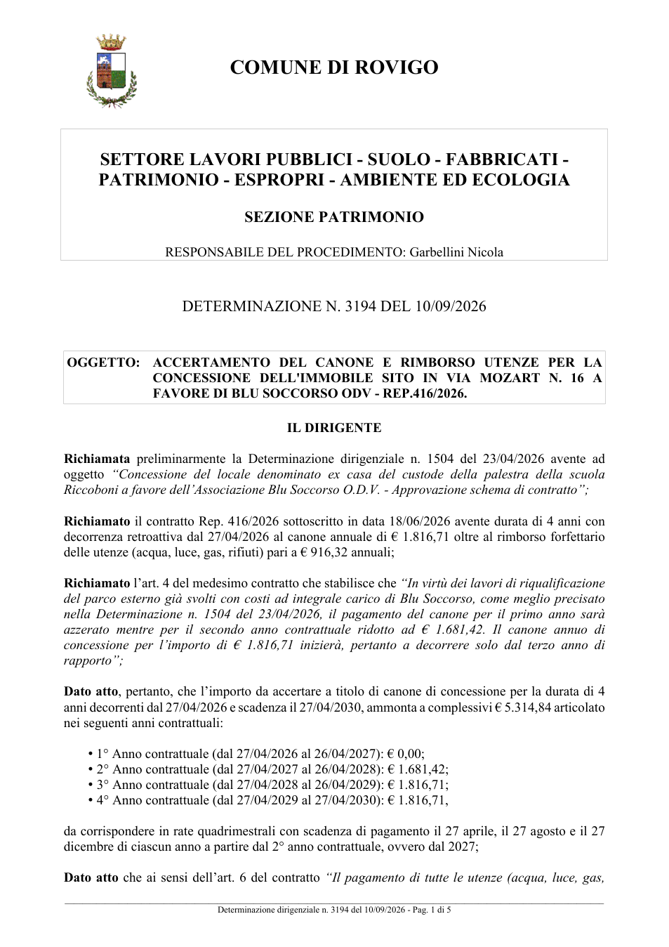 Pagina 1 del documento