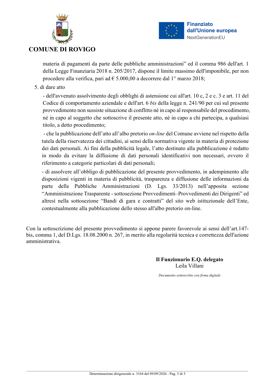 Pagina 5 del documento