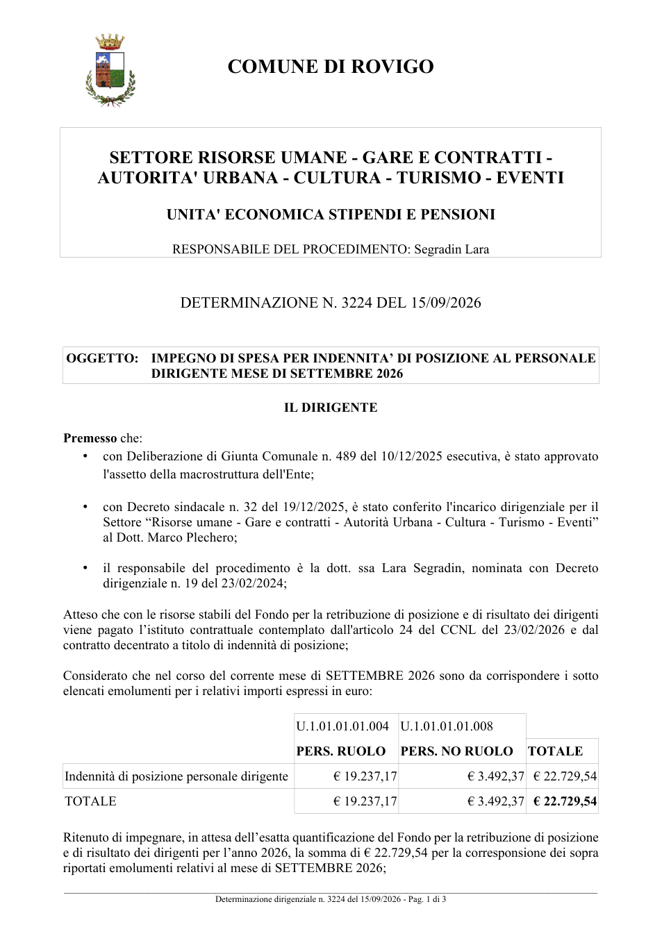 Pagina 1 del documento