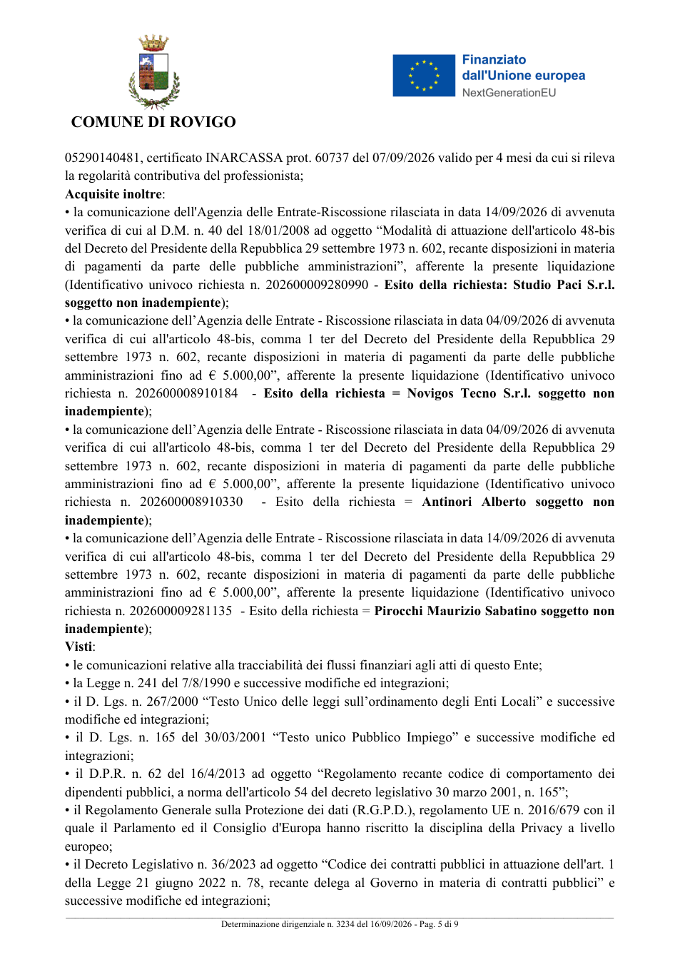 Pagina 5 del documento