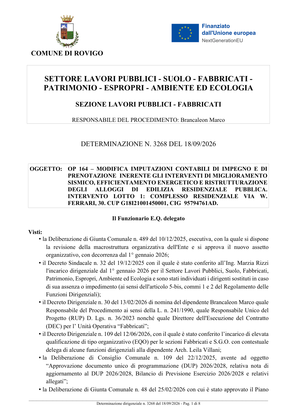 Pagina 1 del documento