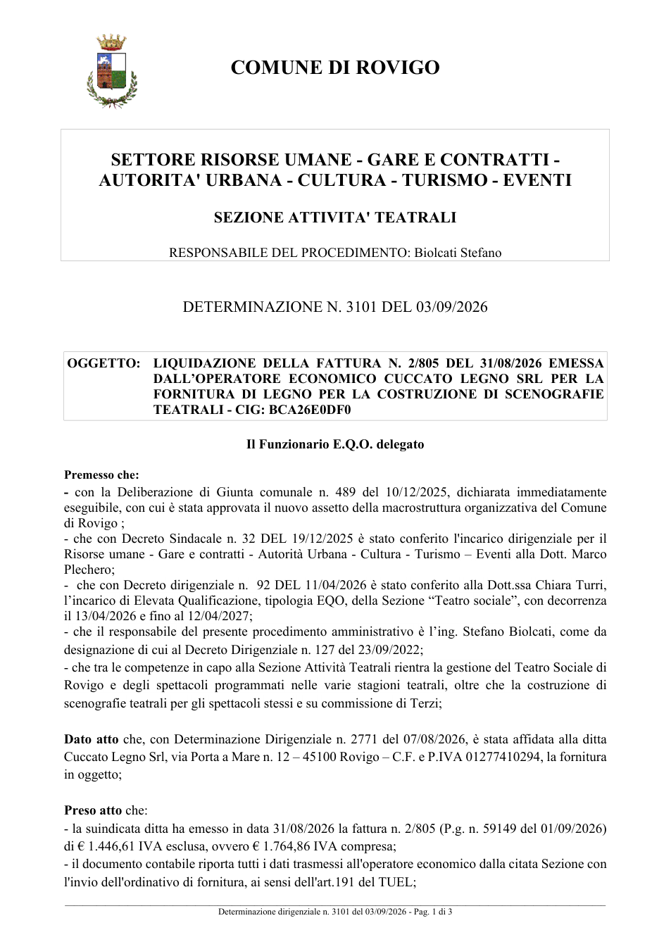Pagina 1 del documento