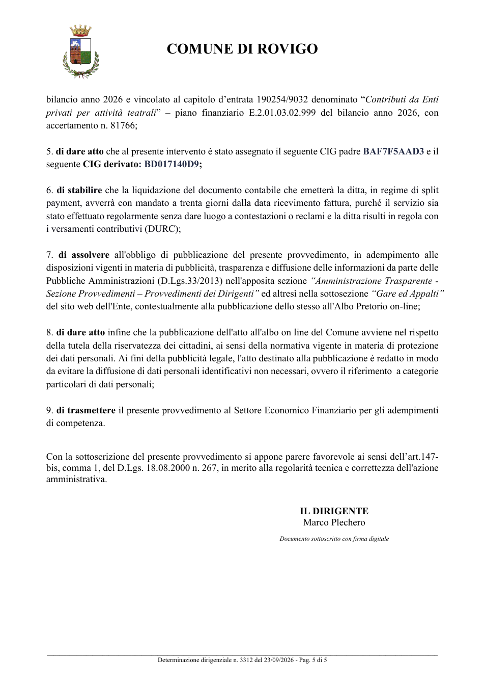 Pagina 5 del documento
