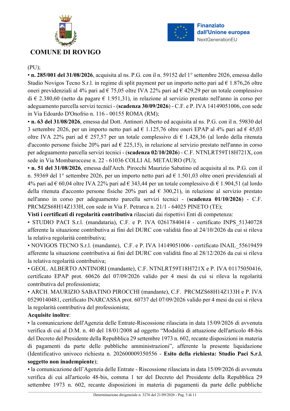 Pagina 5 del documento