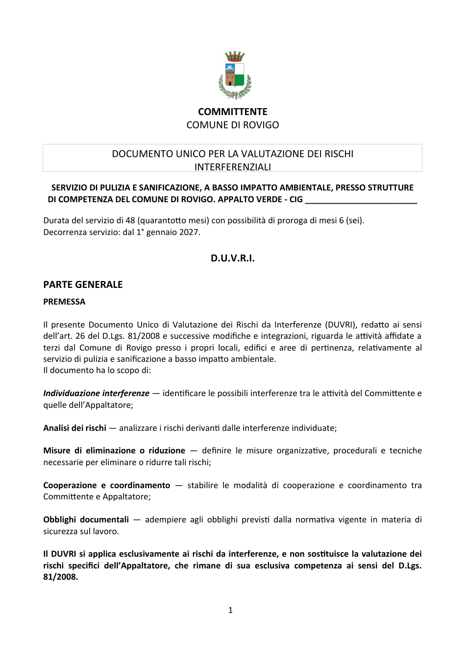Pagina 1 del documento