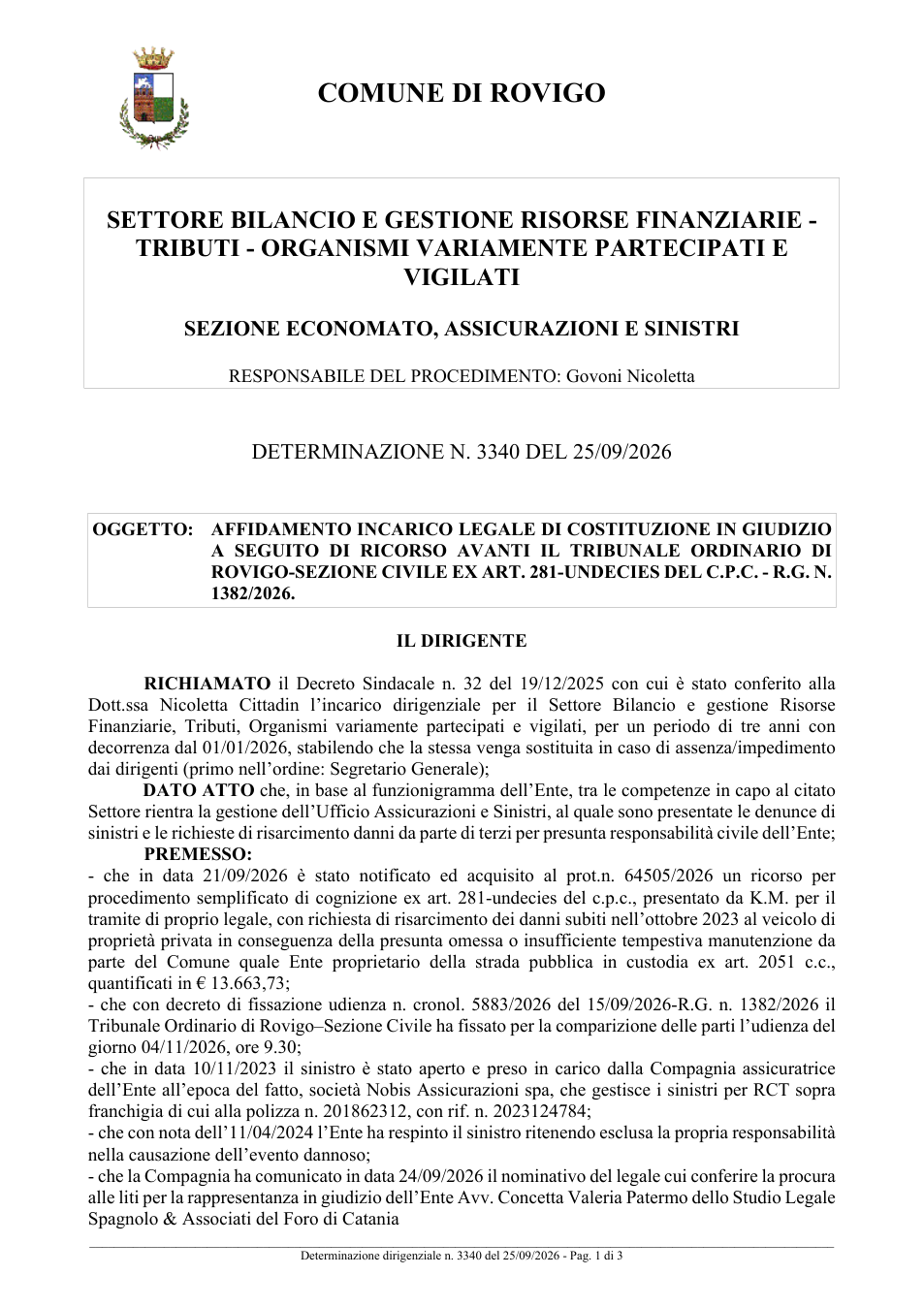 Pagina 1 del documento