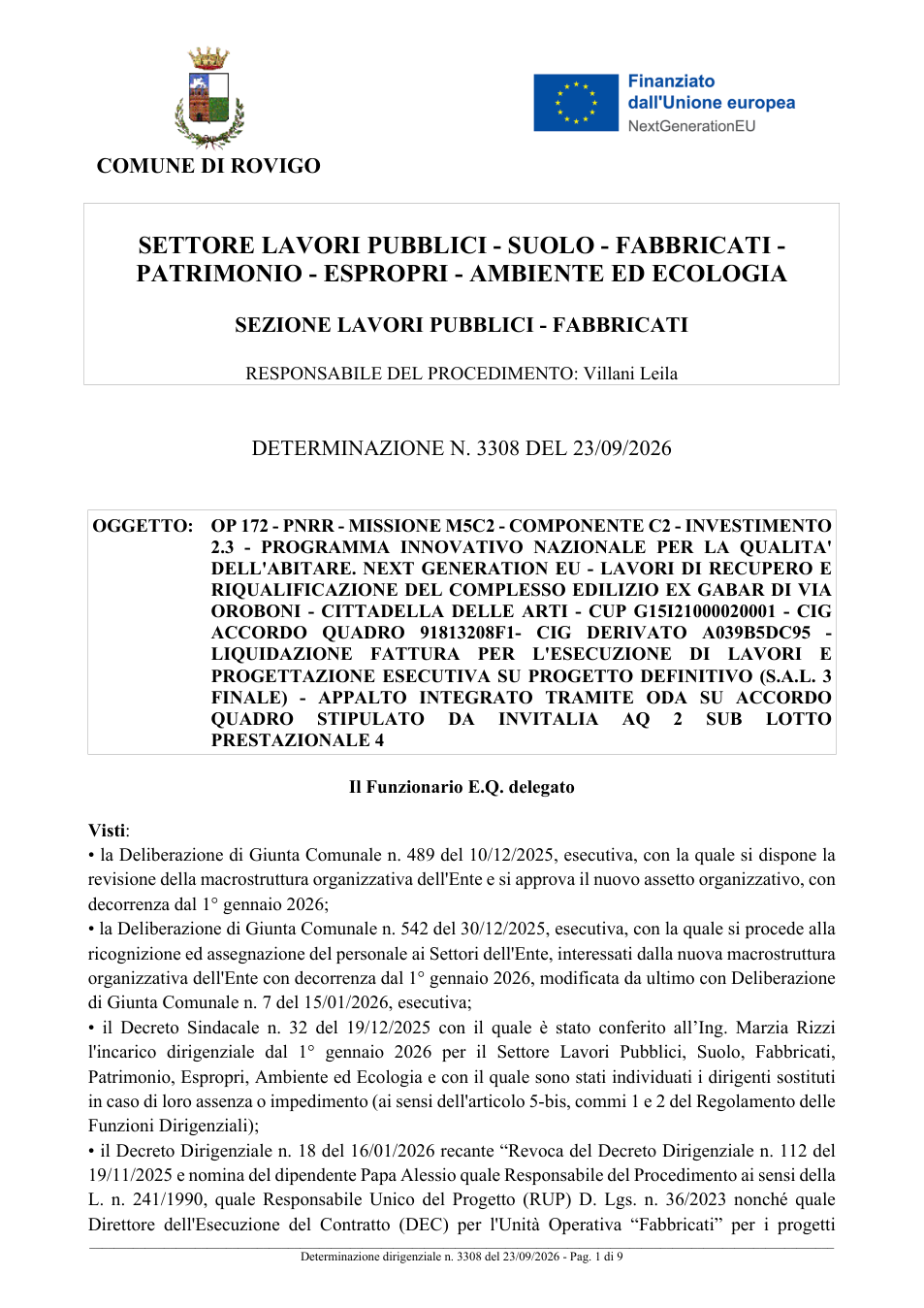 Pagina 1 del documento