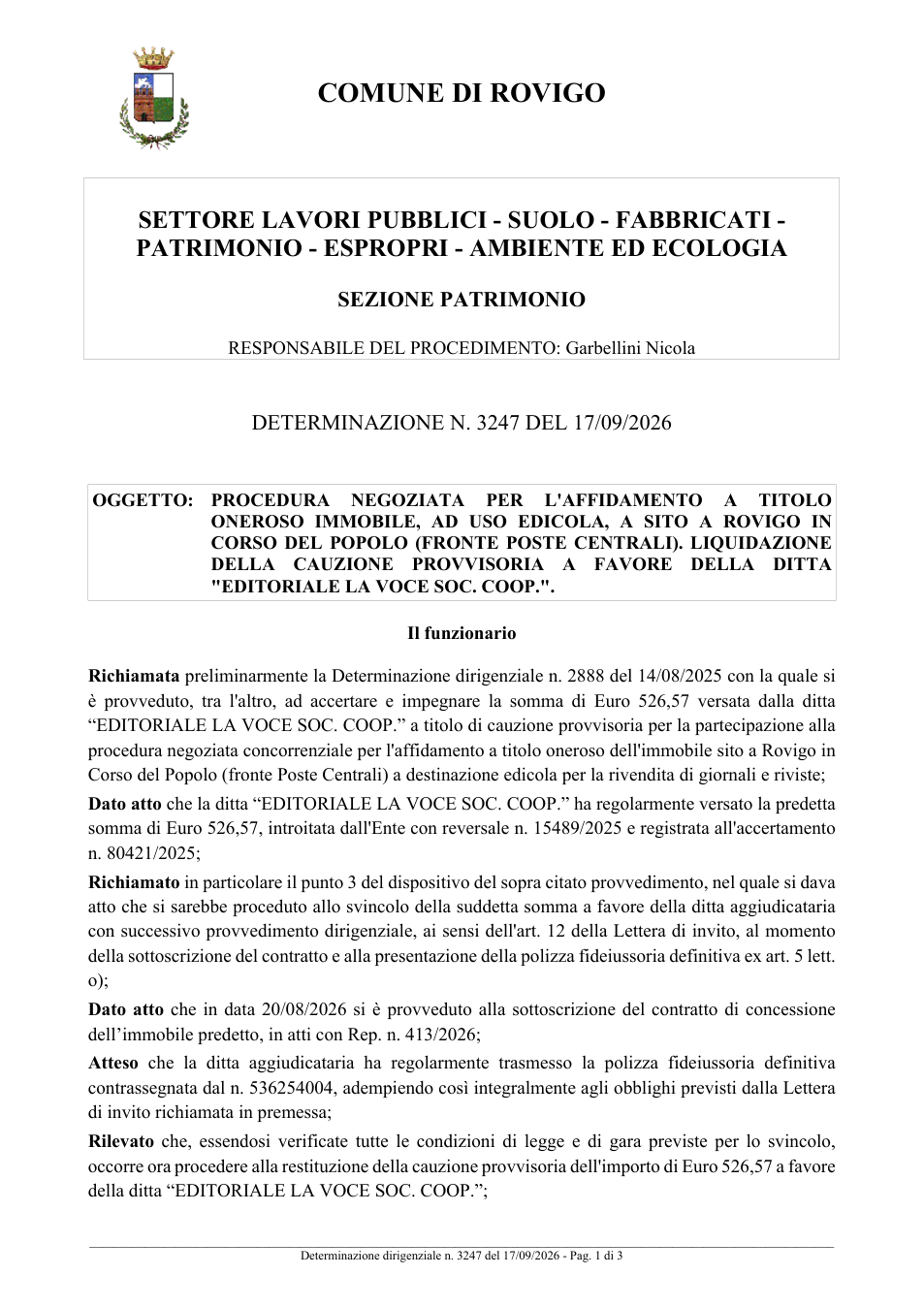 Pagina 1 del documento