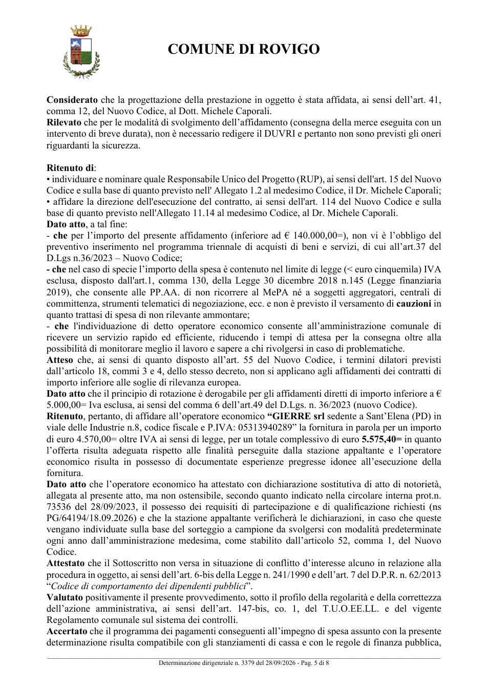 Pagina 5 del documento
