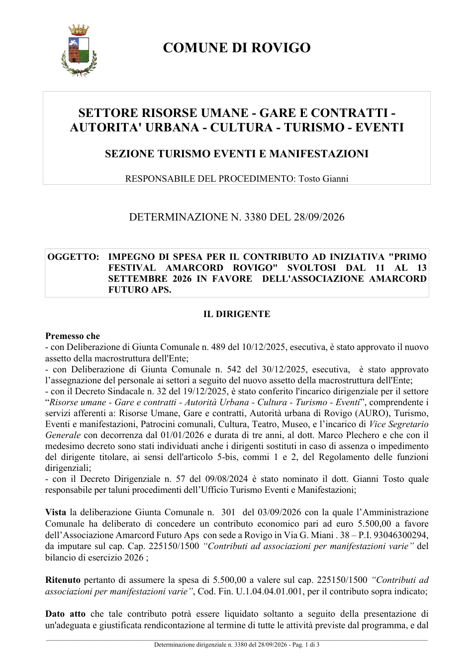 Pagina 1 del documento