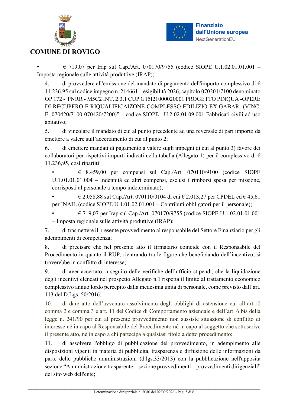 Pagina 5 del documento