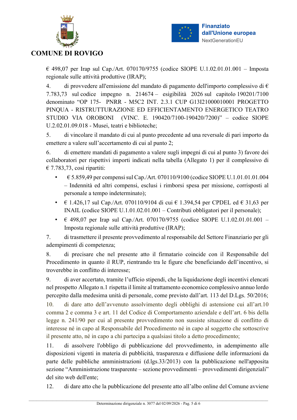 Pagina 5 del documento