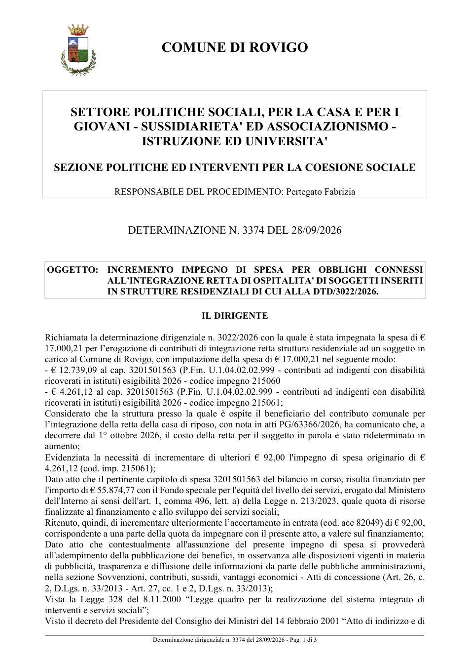 Pagina 1 del documento