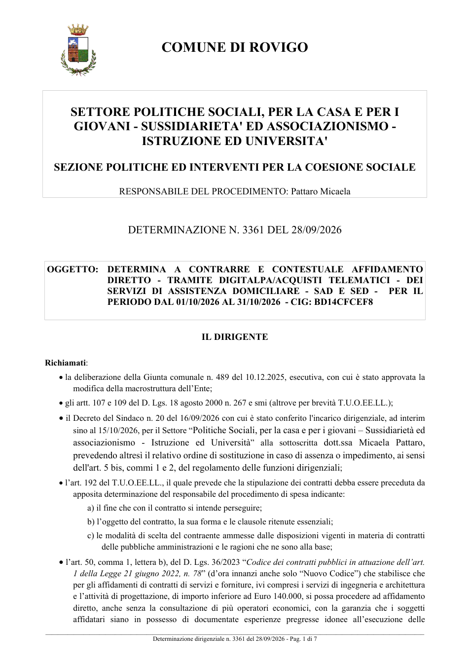 Pagina 1 del documento