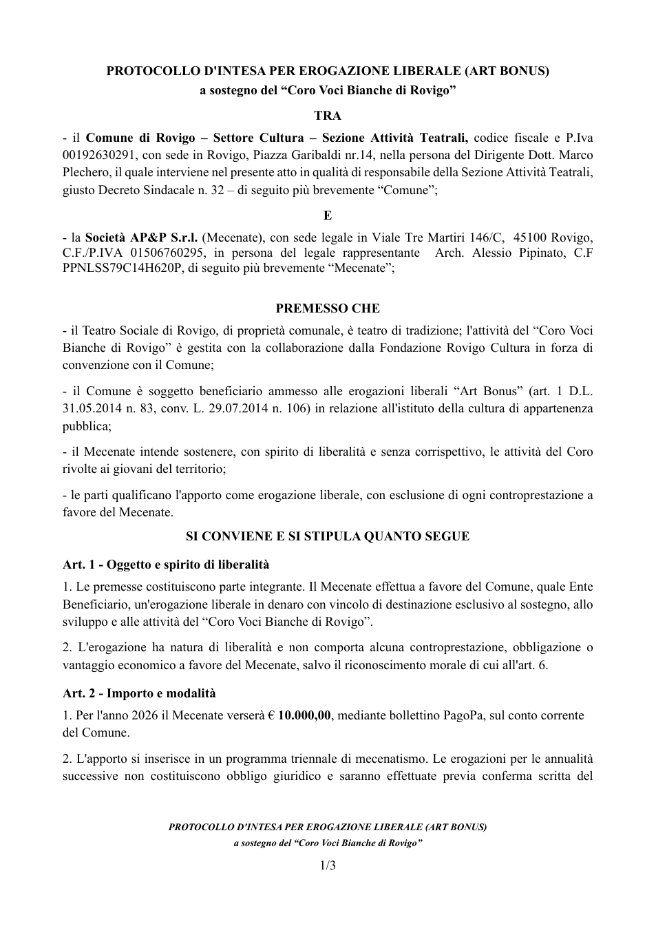 Pagina 1 del documento