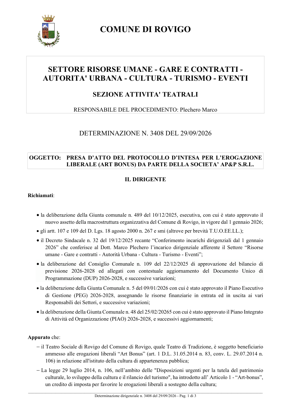 Pagina 1 del documento